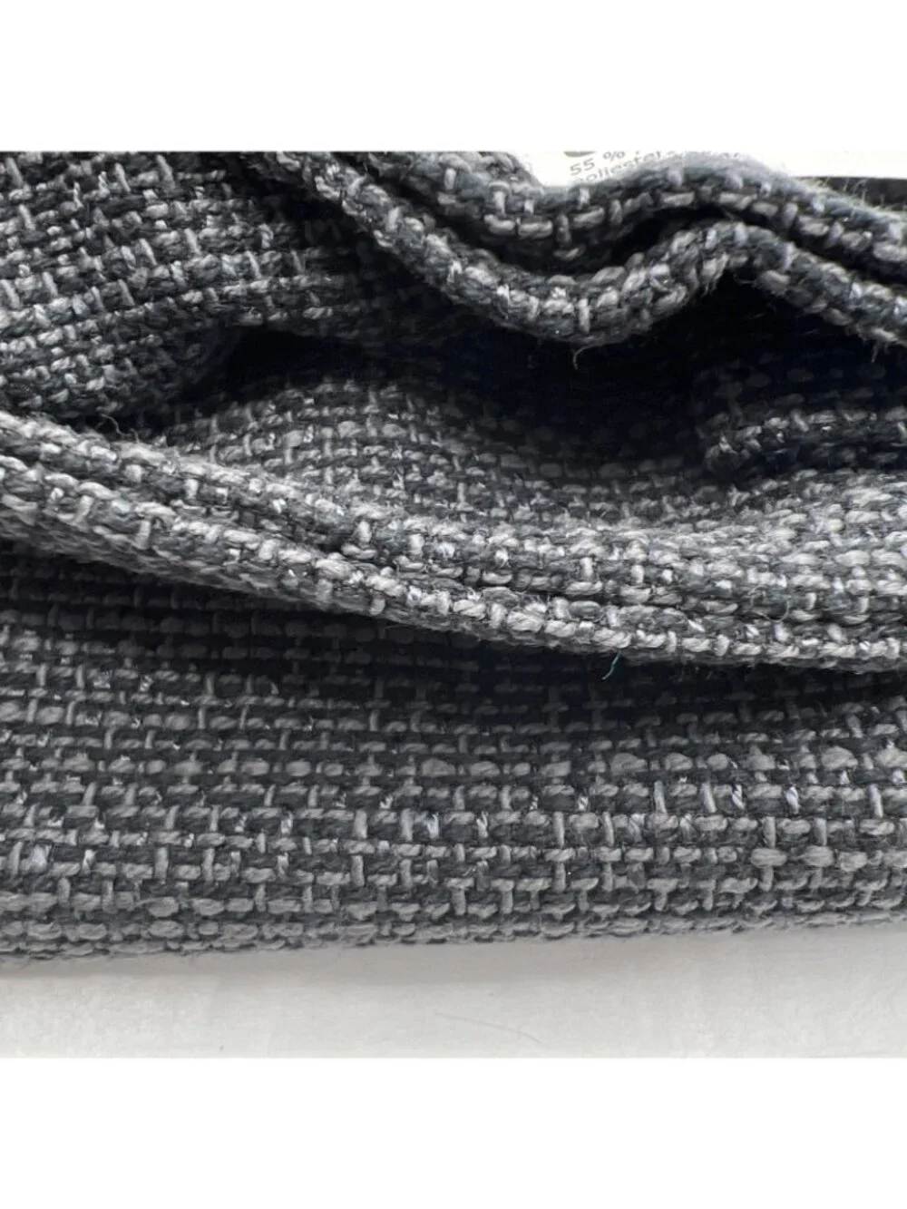 IKEA Hillared Pillow Cover 16x26 Gray Woven Pillowcase